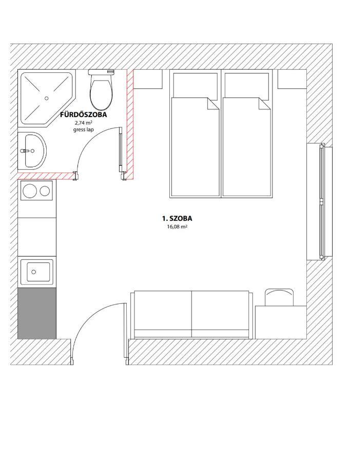Chesscom Apartments Budapešť Exteriér fotografie